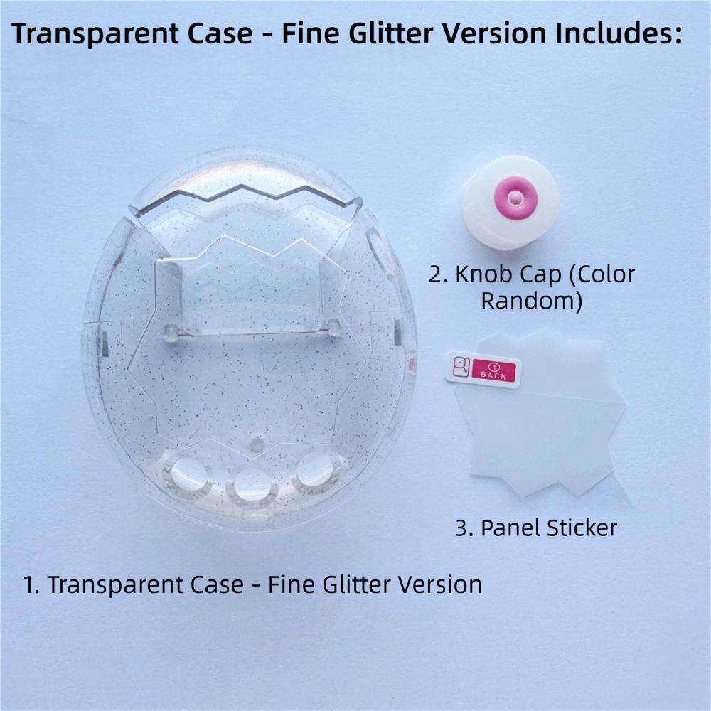 For Tamagotchi Paradise Hard Acrylic Protective Cover With A Random Rotating Case for Electronic Pets Game Machine Not Included