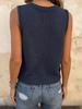 European and American Fashion Casual Round Neck Sweater Vest for Women - Spring/Summer 2026 Collection