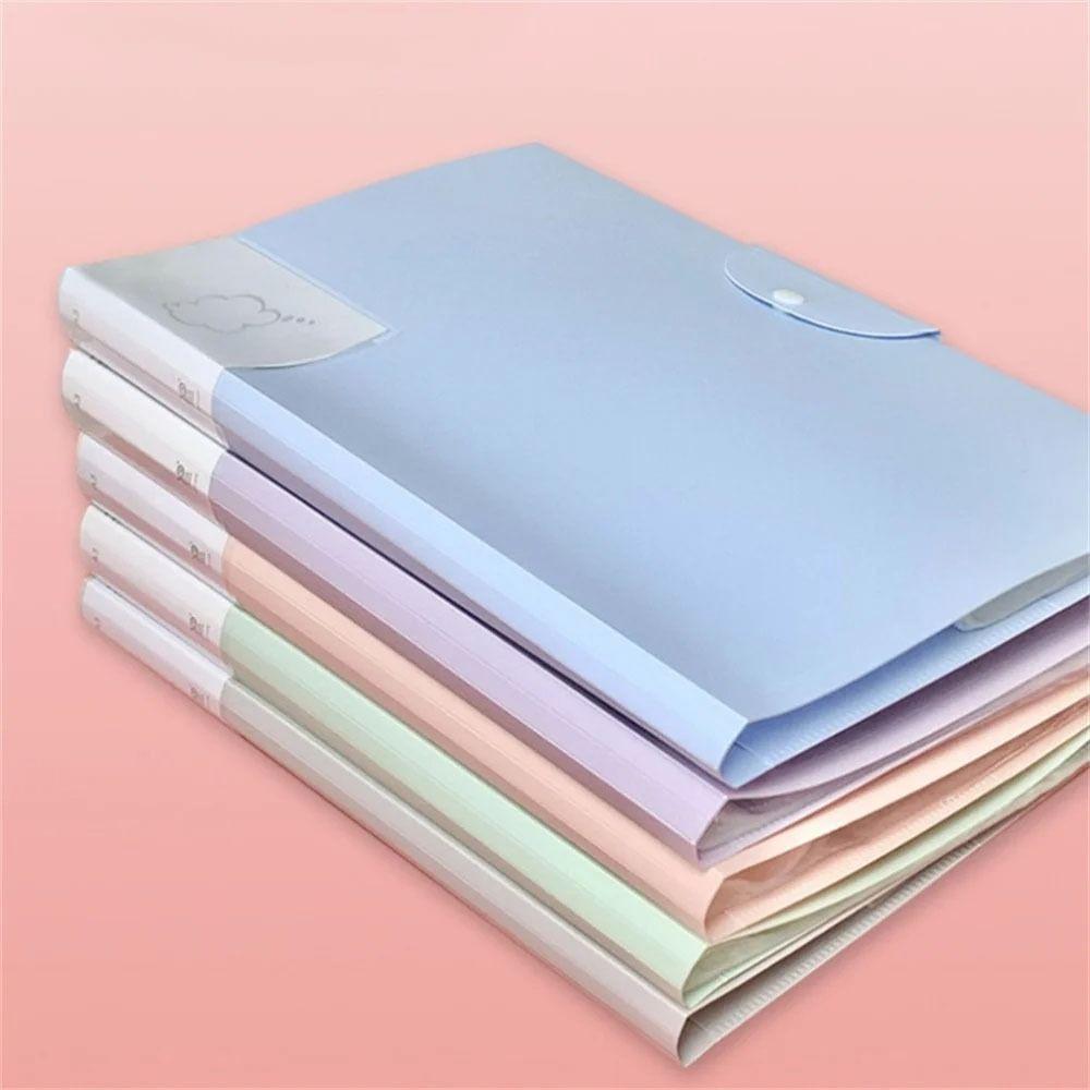 1Pcs Office Supplies A3 Paper File Folder 20/30/40 Pages Art Work Collection Organizer