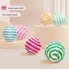Sisal Sound Cat Toy: Interactive, Scratch-Resistant Ball for Self-Entertainment, Claw Grinding, and Boredom Relief