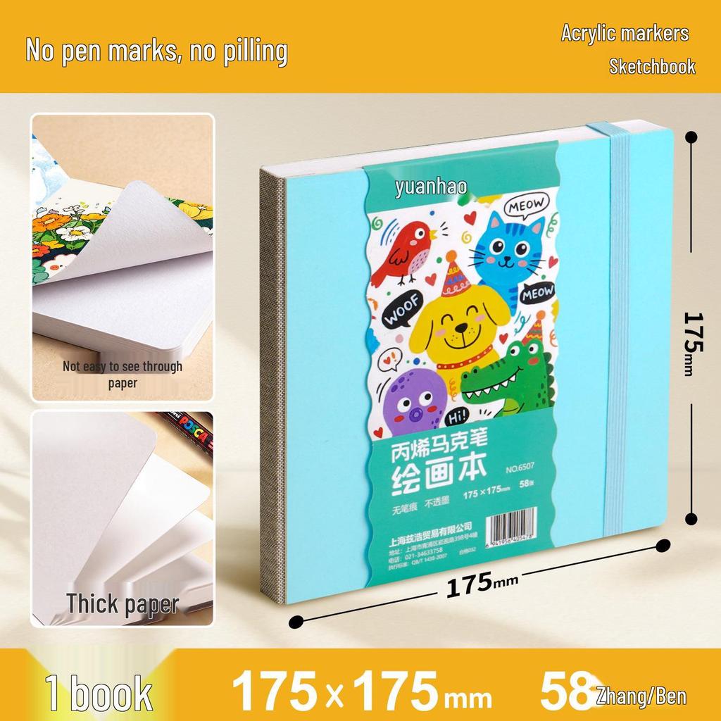 Mini Portable Sketchbook: Compact Journal for Travel, Stamping, Painting, and Doodling