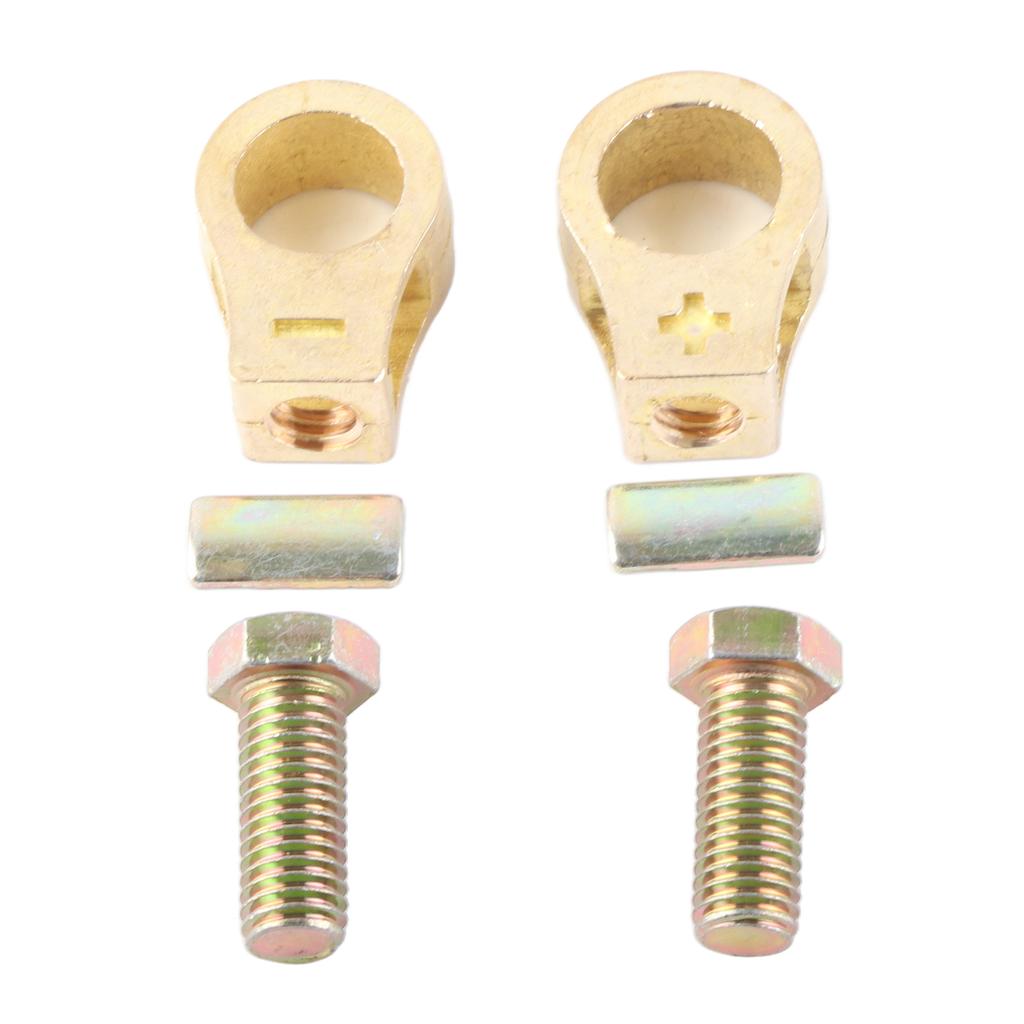 2PCS Battery Terminal Wire Cable Clamp O Shape 16‑18mm ID Universal for Ships RVs Trucks Cars