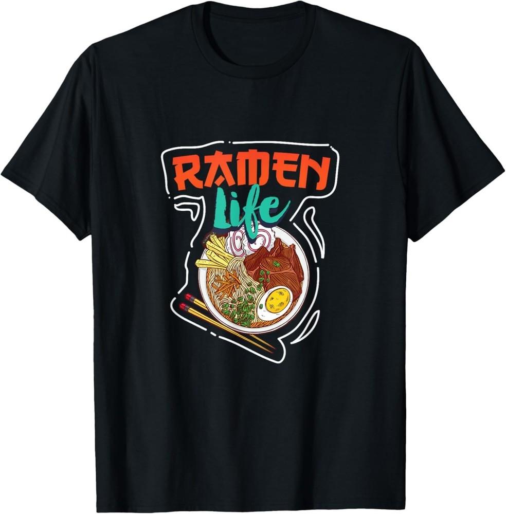 Ramen Life, Tasty Anime Egg Noodle Bowl Gift T-Shirt