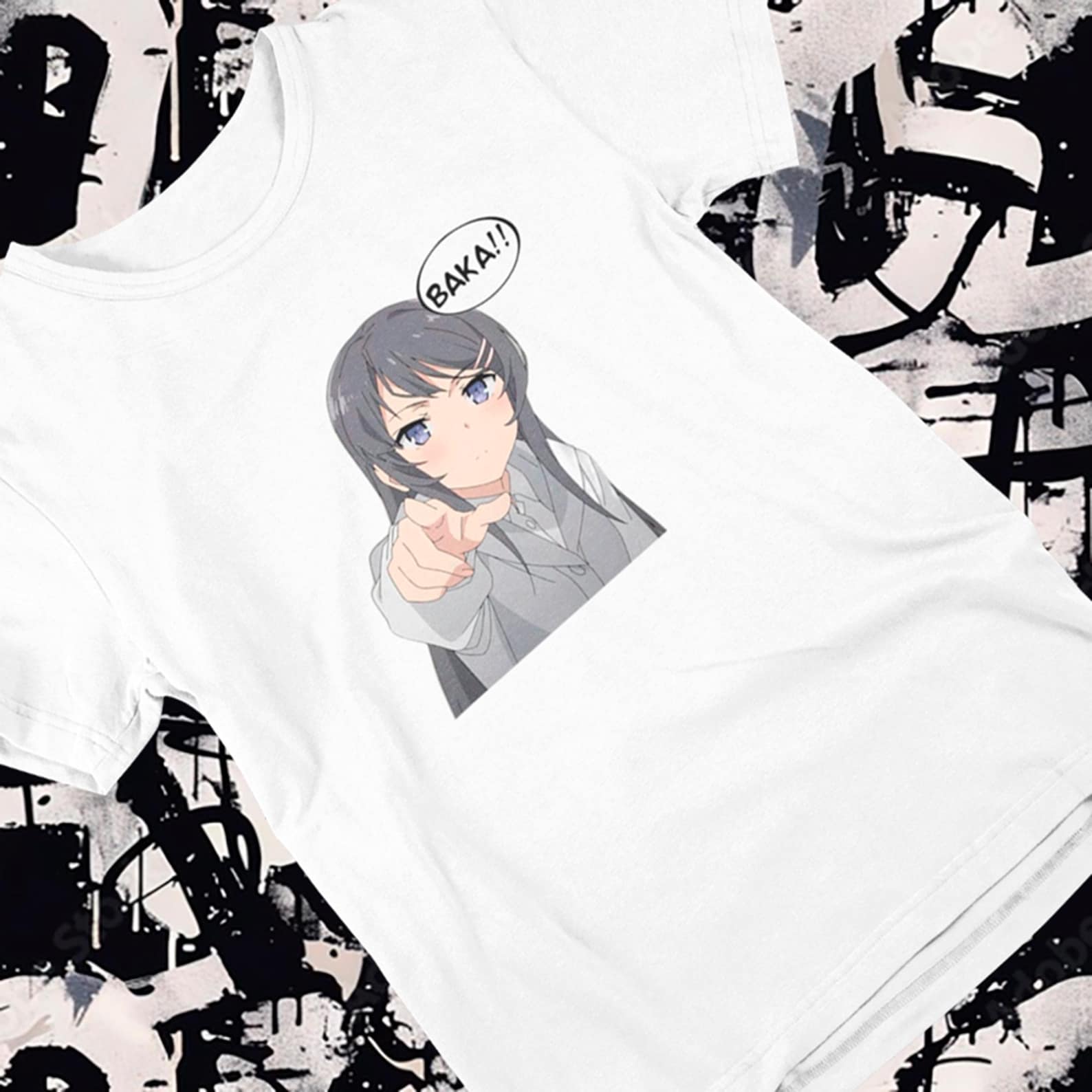 Mai Sakurajima T-Shirt / Bunny Girl Senpai Tee / Tsundere Anime Meme Shirt / Cute Anime Gift L
