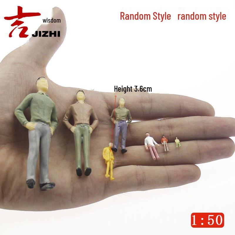 Architectural Sand Table Model Figures: Colored Miniature People & Railway Workers