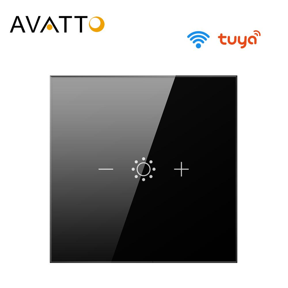 

AVATTO Tuya Led Touch Wi-Fi диммер, интеллектуальный диммер с лампочкой и приложением, голосовой пульт дистанционного управления для Alexa, Google