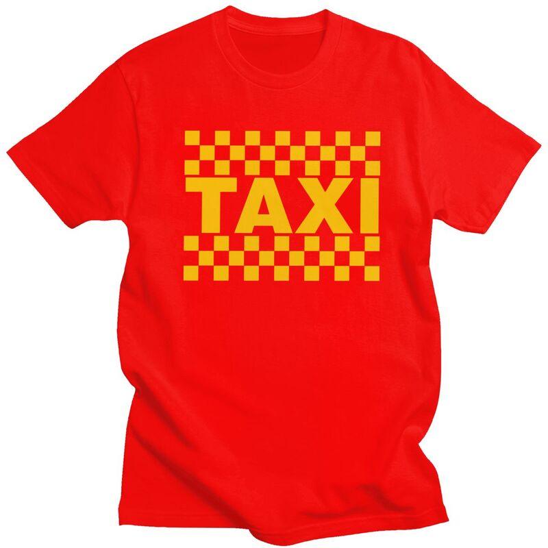 Custom Taxi Driver T Shirts for Men 100 Cotton Tee Tops Tshirt Short Sleeve Tshirt Clothes