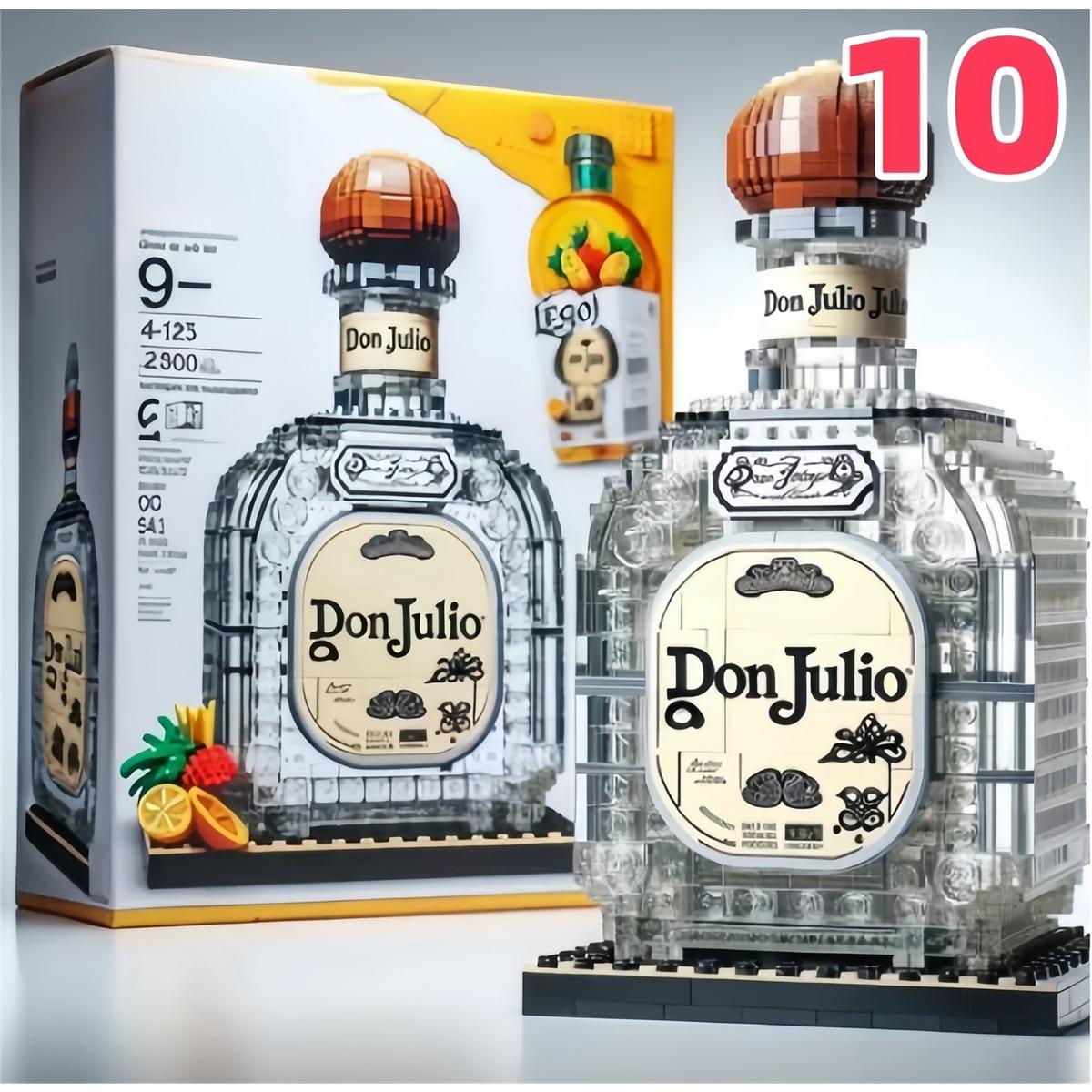 

DIY Wooden Building Blocks Whisky Wine Bottle Decorative Item Creative Wine Bottle As A Gift For Children Educational Building Blocks Toy