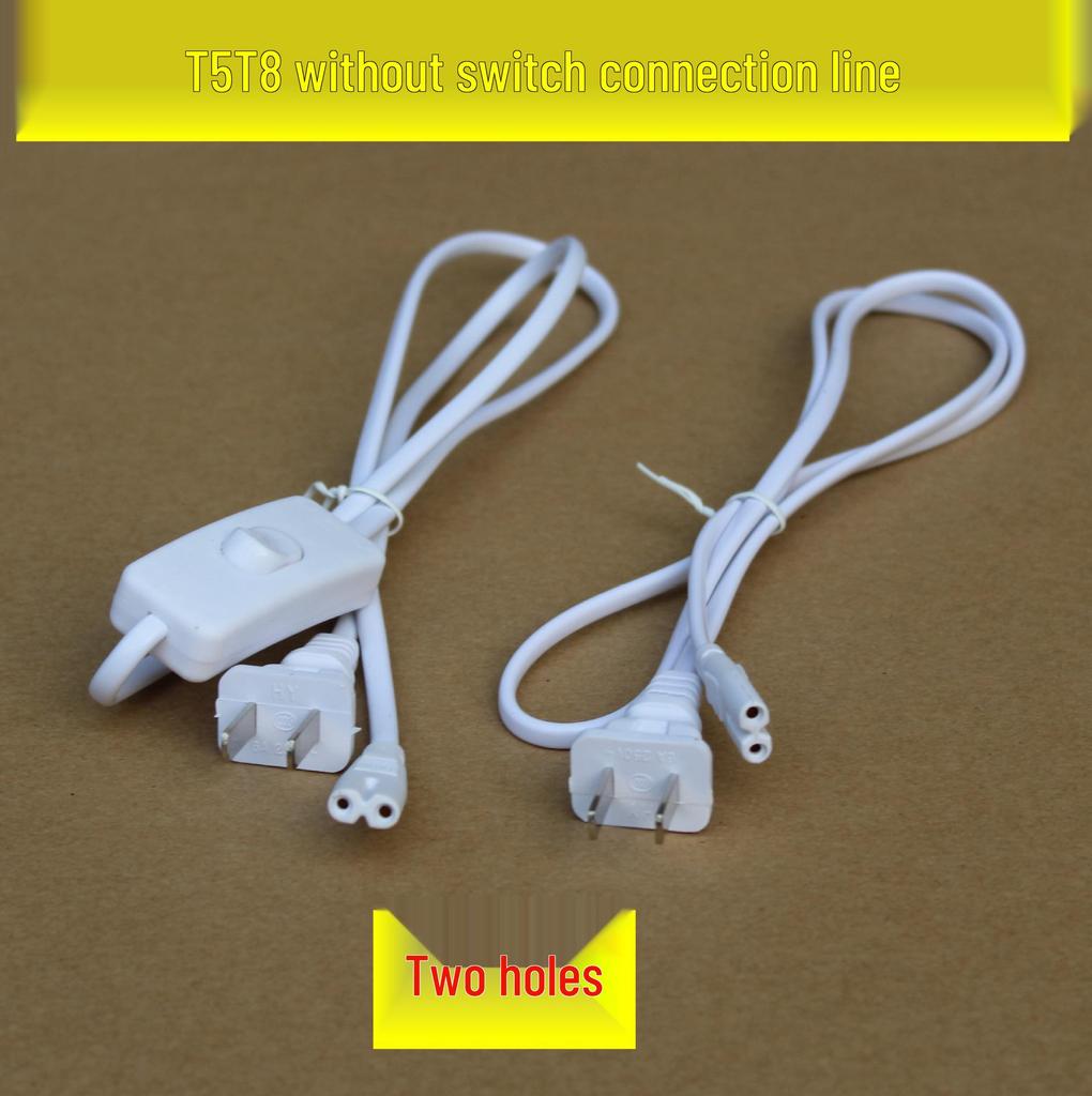 T4T51 8-metrowy kabel zasilający LED ze złączem dwupinowym ósemkowym i włącznikiem