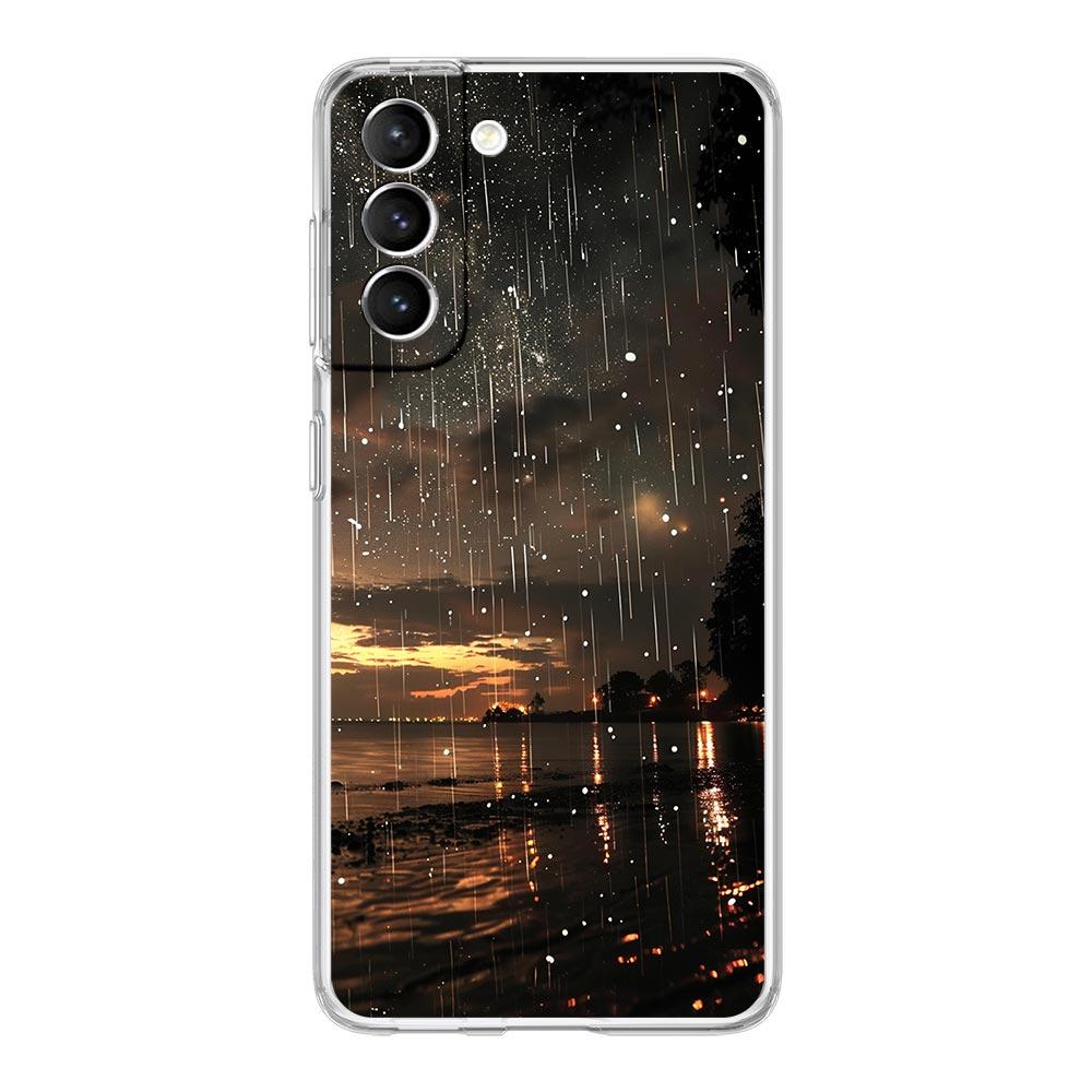 

Чехол для телефона Samsung Galaxy S25 S24 S23 FE S22 Ultra S20 S21 5G S10 S9 Plus S10E S8 Чехол пейзаж дождь путешествие природа Искусство Samsung S20Ultra
