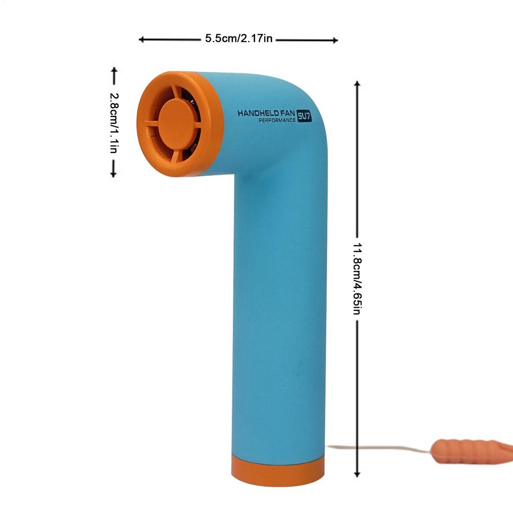 Portable Fan For Travel 4-Speed Small Fan Rechargeable Wind Blower For Outdoor Beach Sports Camping Indoor Home Car Desk Gym