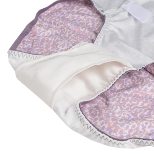 Atsugi Shefree Women's Damask Sanitary Panties (87430AS) for Heavy Flow, Dark Brown