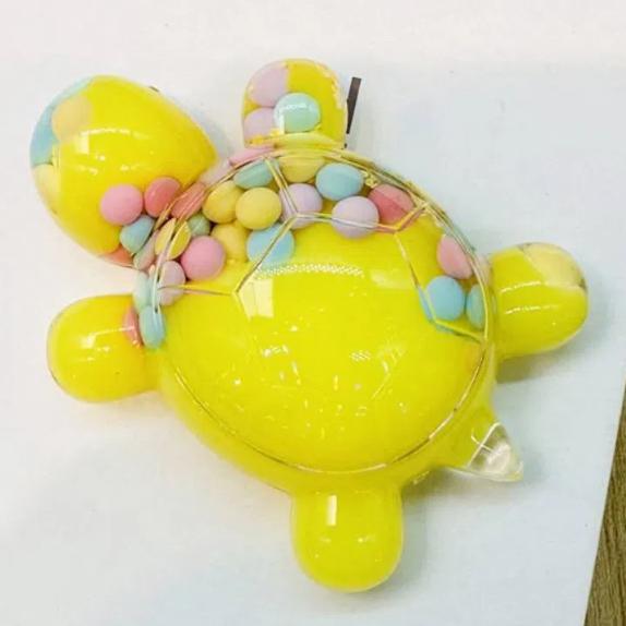 Cute Candy Color Turtle Dolls Lovely Turtle Small Ornament Statue Cartoon Turtle Toy  Couple Gifts