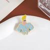Fitness Trainer Enamel Pins Custom Strengthen Muscles Brooches Lapel Badges Clothes Funny Jewelry Gift for Friends