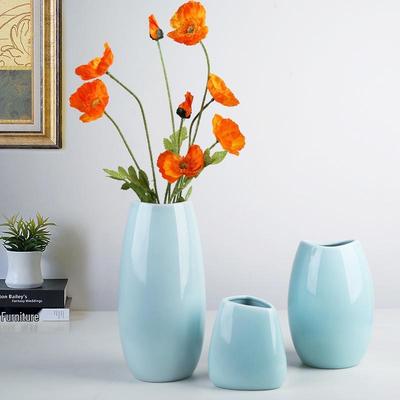 Nordic Modern Ceramic Vase for Home, Entryway, or Dining Table - Ideal for Dried Flowers, Arrangements, or Hydroponic Use.