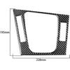 Premium Carbonfaser-Konsolen-Schalthebel-Panel-Abdeckung Zierleiste Kompatibel mit BMW 3er E46 9805 und Verbessern Sie Ihr Auto