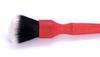 Detail Factory Tri-Grip Ultra Soft Detailing Brush, Long + Short, Interior, Exterior Comfortable Grip, Scratch-free Cleaning, Red