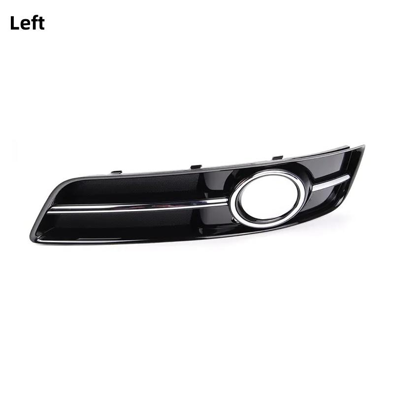 Right/Left Front Bumper Fog Lamp Frame Grille For A3 2010-2013 Car Light Covers 8P0807682J 8P0807681AA чёрный
