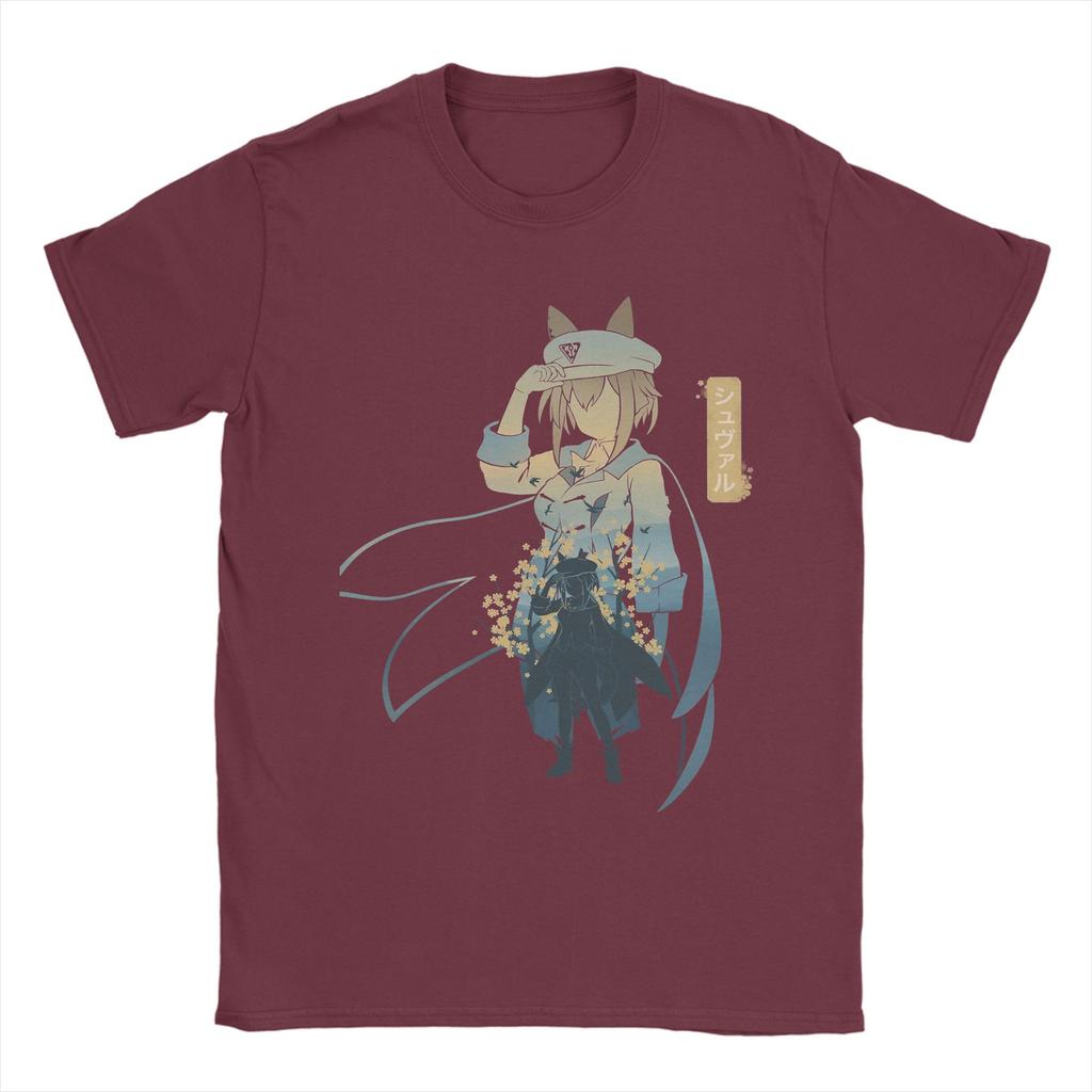 Unisex TShirts Cheval Grand Uma Musume Anime Fashion 100 Cotton Tee Shirt Short Sleeve T Shirts Crew Neck Clothing Summer