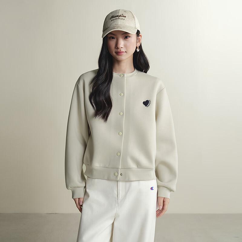 Champion Women's Heart Print Cardigan Sweatshirt
