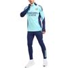 Adidas Training Top Comfortable Sports Casual Sweat-Wicking Football Shirt Men Tops Blue IT2208