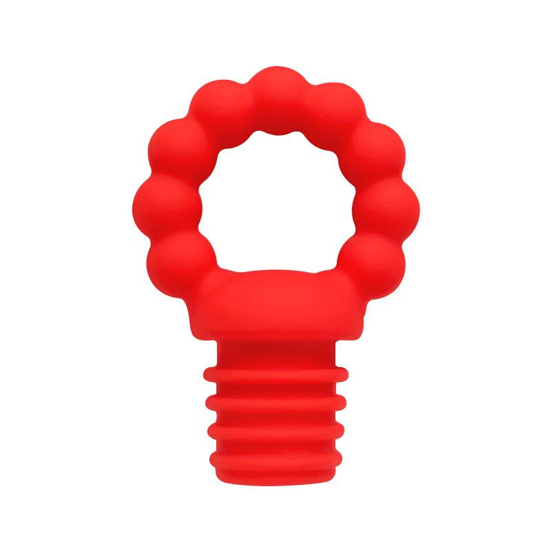 

1 шт. Многоразовые силиконовые пробки для винных бутылок, Герметичная укупорка, Зимний вакуумный винный стопор, Безопасная пробка для украшения вечеринки красный