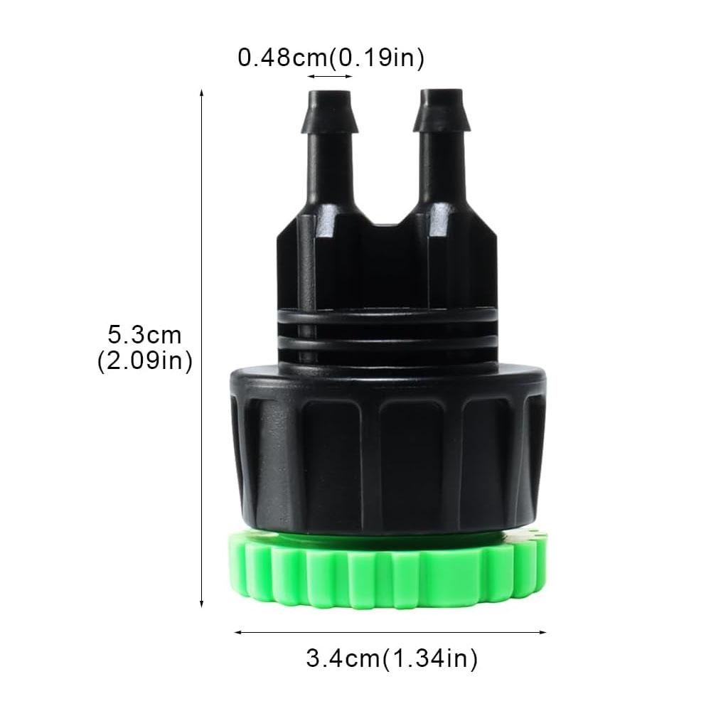 

Капельный полив Шланговый соединитель 2-ходовой разветвитель Фермерский капельный шланговый соединитель Фитинг Без утечек Адаптер шланга для крана для овощного поля