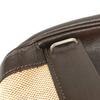 Hermes Equi Pouch Flap Bag Clutch Bag Leather/Canvas Beige/Brown