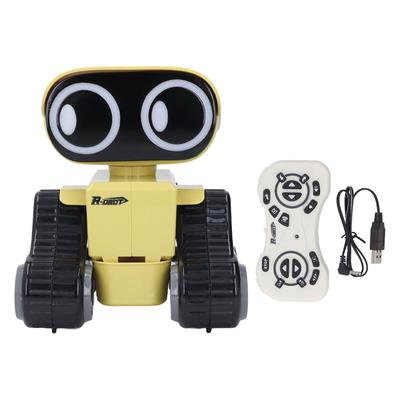 Brinquedo Robô com Controle Remoto 2.4GHz Olhos Brilhantes Recarregável Robô RC para Presente