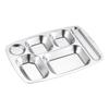 Jinwanfu 304 Stainless Steel Divided Canteen Tray