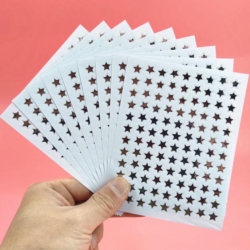 Golden Star and Flower Reward Stickers for Children - Ideal for Kindergarten Praise