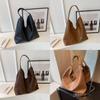 Solid Color Shoulder Bag For Women With Magnetic Closure And Large Capacity For Daily Use