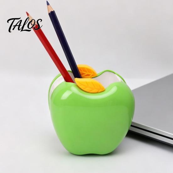 Fruit Shape Pen Holder, Large Capacity Desktop Pencil Organizer, Decorative Stationery Container Box for Home, Office, Classroom