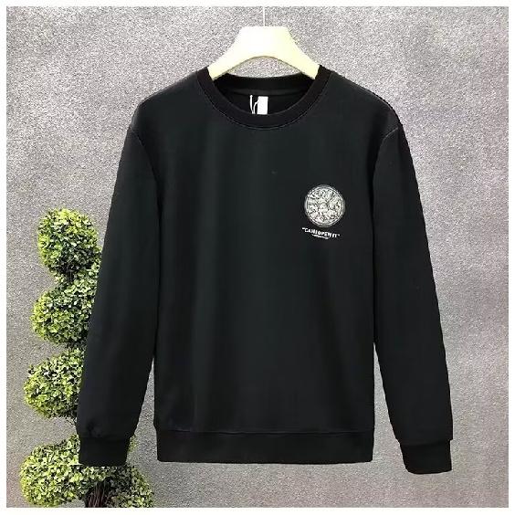 2025 Men's Summer New Trendy Casual Long Sleeve Top for Men Students Loose Versatile Base Shirt