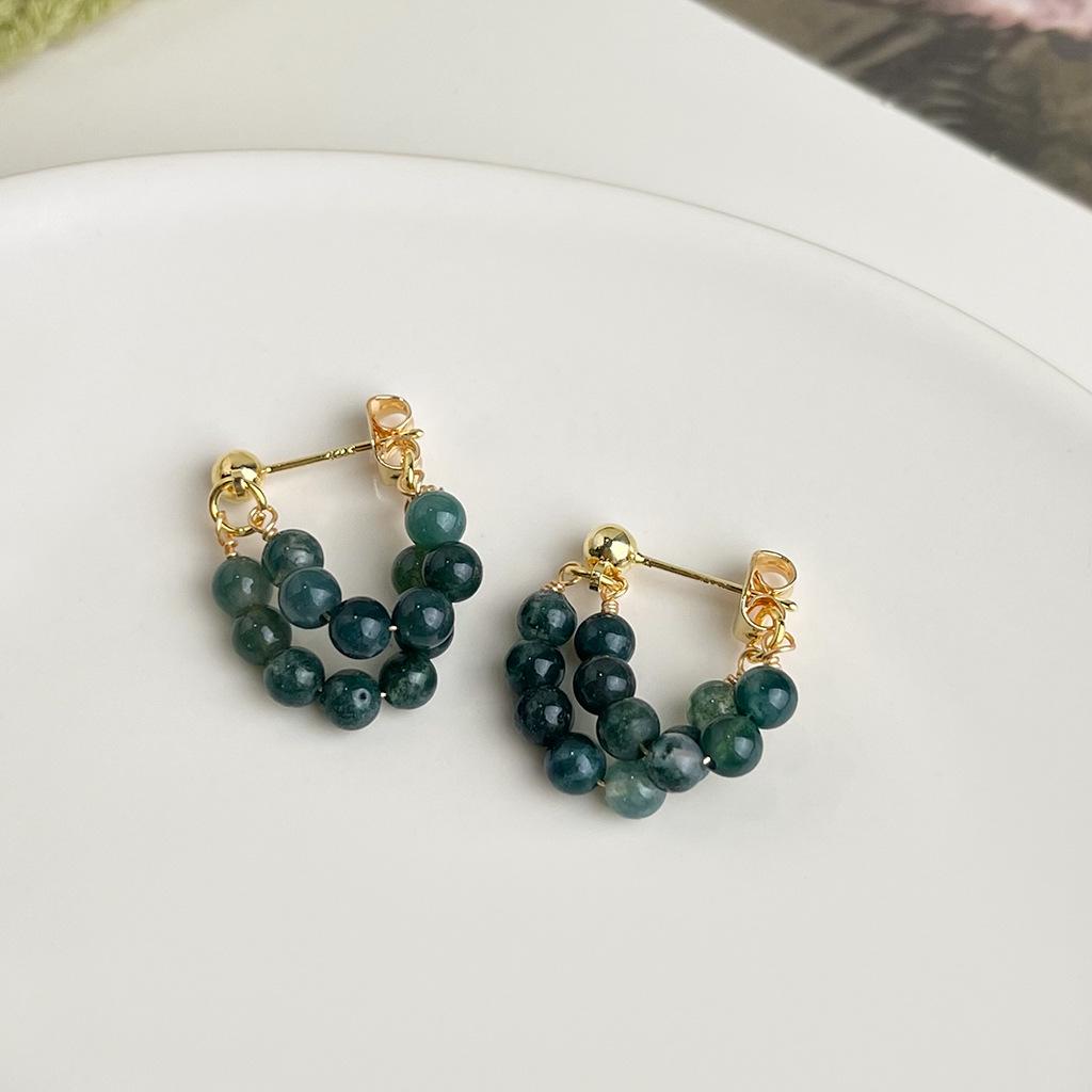 

Зелені сережки з квітами в стилі Морі: Стильний, Універсальний та Елегантний для Жінок