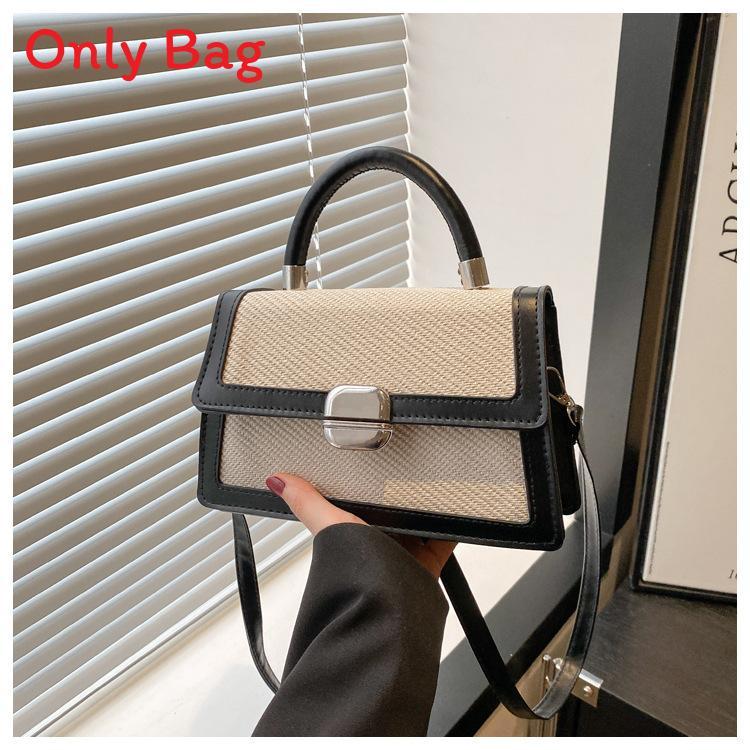 Minimalist Pu Small Handbag For Women With Zipper Pocket For Daily Use