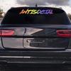 Edgy Humor Stickers for Vehicles Waterproof & Strong Decal Unsociable Texts Easy To Clean No Damage Paint