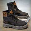 Autumn Men's High-top Platform Martin Boots British Outdoor Tooling Short Boots Live Broadcast Large-size Retro Denim Men's Boots