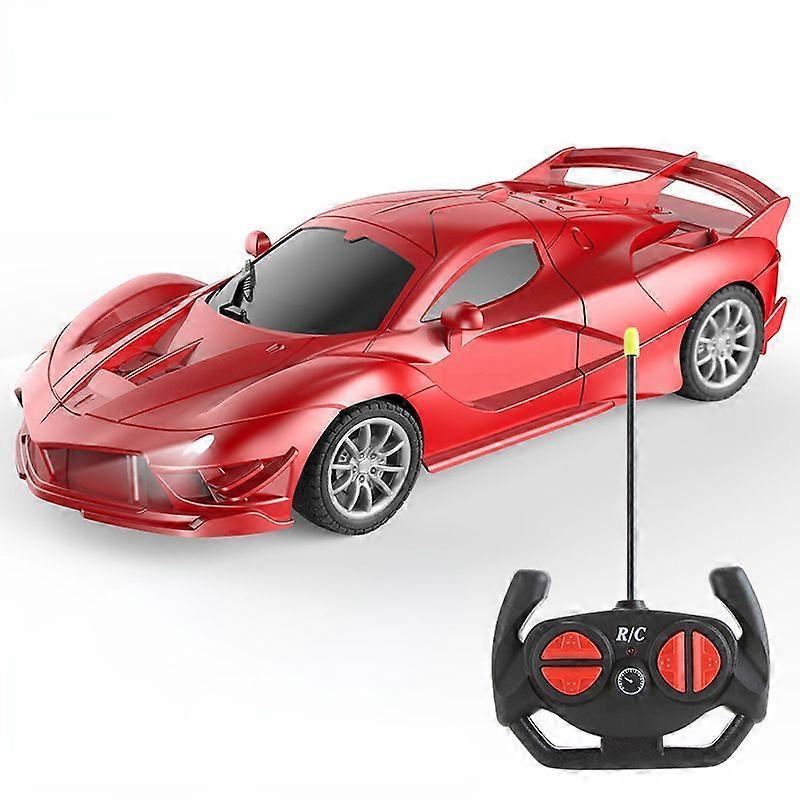 1:18 4 Channels RC Car with Led Light 2.4G Radio Remote Control Cars Sports Car High-speed Drift Car Boys Toys for Children Gift