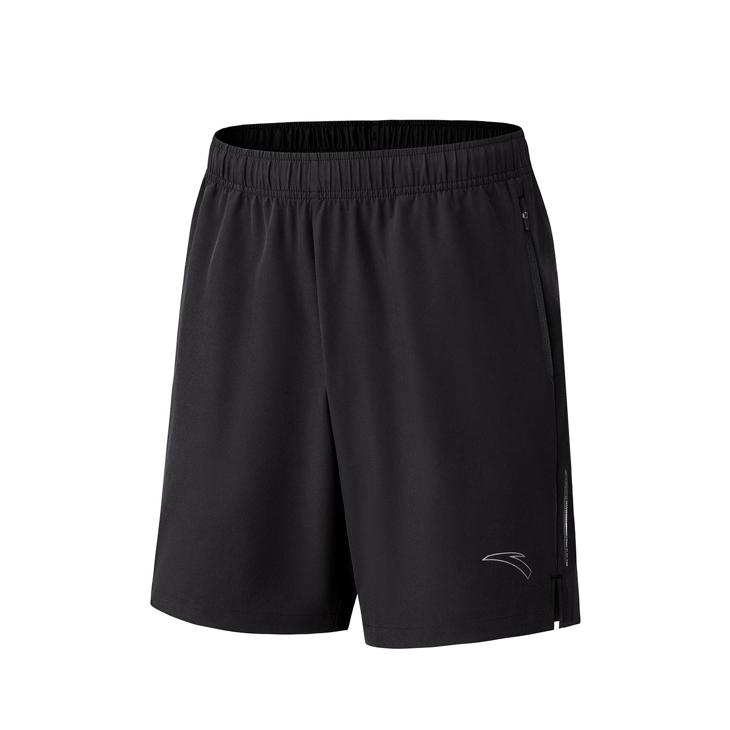 

Anta Breathable Moisture-Wicking Quick-Dry II Mens Woven Pants Summer Casual Shorts Men shorts Basic-Black 952625503-2 4XL