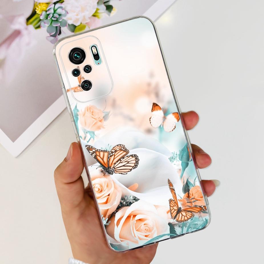 For Xiaomi Redmi Note 10 4G Case Redmi Note 10S Luxury Painted Cover Cases For Xiaomi Redmi Note 10 Pro Max Note10 S Soft Fundas