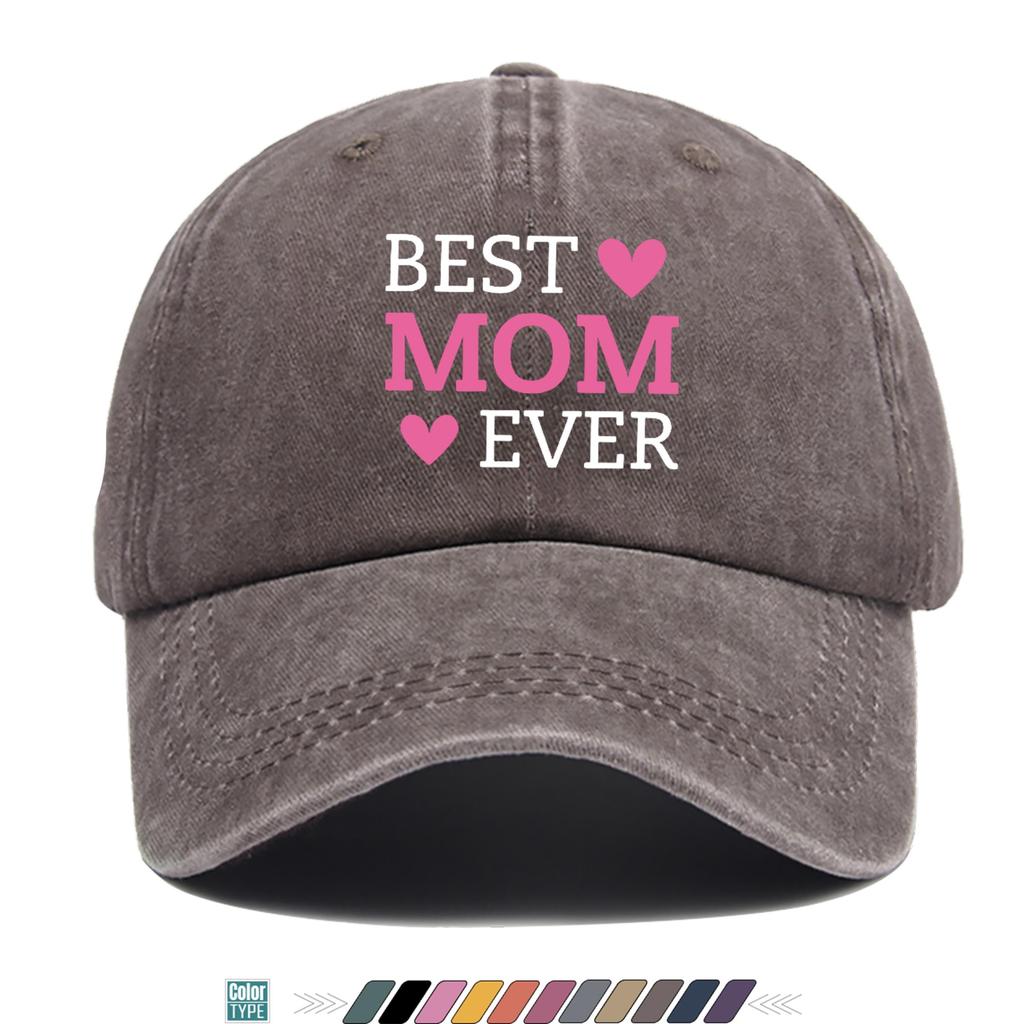 pc pcs Unisex Vintage BEST MOM EVER Trucker Hat Suitable for Outdoor Sports QuickDry Breathable with Buckle Closure Light