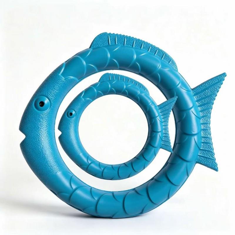 Dog Toy Set Durable Flying Discs Pull Rings Chew Balls Small To Large Dogs Interactive Pet Entertainment
