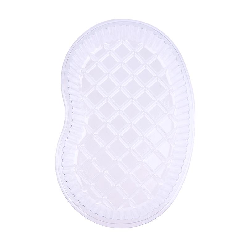 20Pcs Medication Change Tray Dental Tray Curved Tray Disposable Waist-Shaped Plastic Clear Sterile Medication Change Box