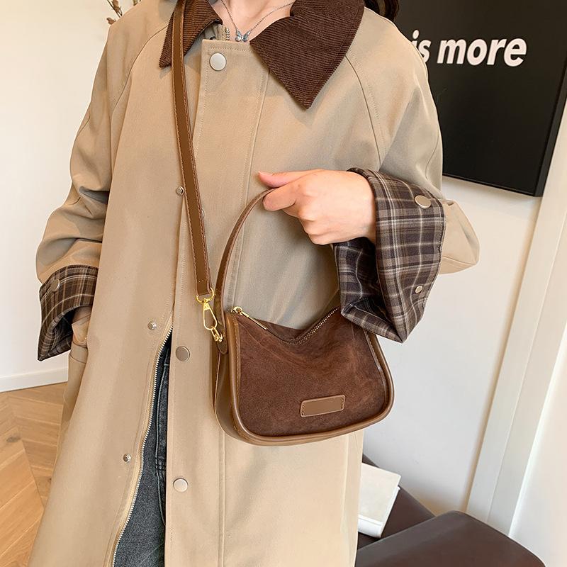 Leather Velvet Bag Women'S Bag Trend Casual Fashion Leopard Print Small Square Bag Messenger Bag