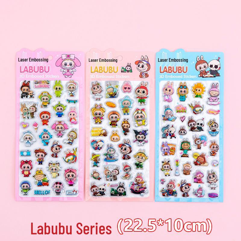 3D Capybara Lasergeprägter Kristallaufkleber für Kinder DIY Dekoration