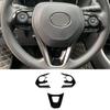 Bright Black Steering Wheel Decor Frame Trim For Toyota Corolla Cross -2026