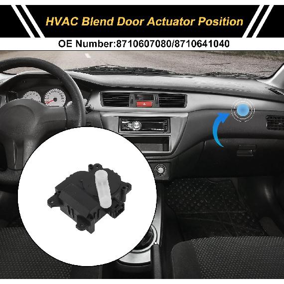 HVAC Heater Blend Door Actuator Replacement for Toyota Camry 2002-2006 for Toyota Solara 2004-2008 AC Heater Actuator No.8710607080/8710641040