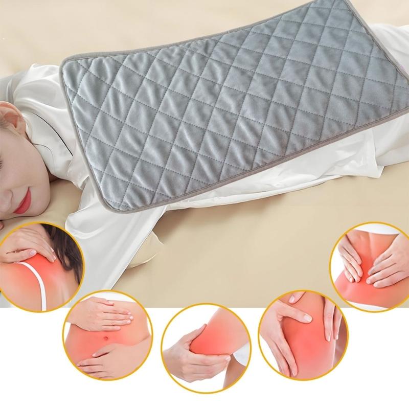 Heated Blanket 6 Adjustable Heat Levels 110V Auto Shut Off Timer Soft Fabric For Home Office Use