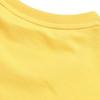 Fila Logo Print Letter Crew Neck Short Sleeve T-Shirt Men Tops Yellow F11M328103F-YE